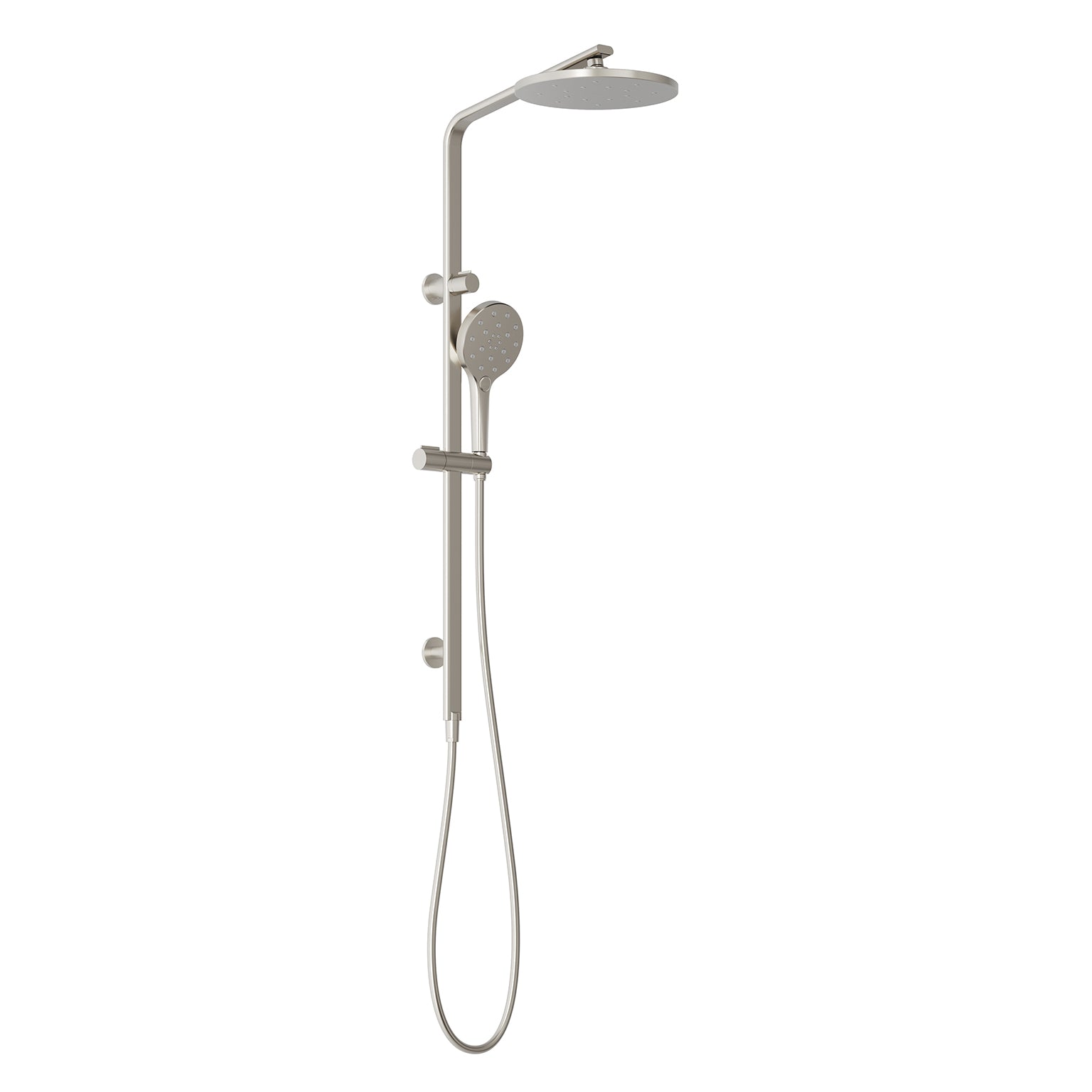 Phoenix Oxley Twin Shower - 4 Star, Brushed Nickel