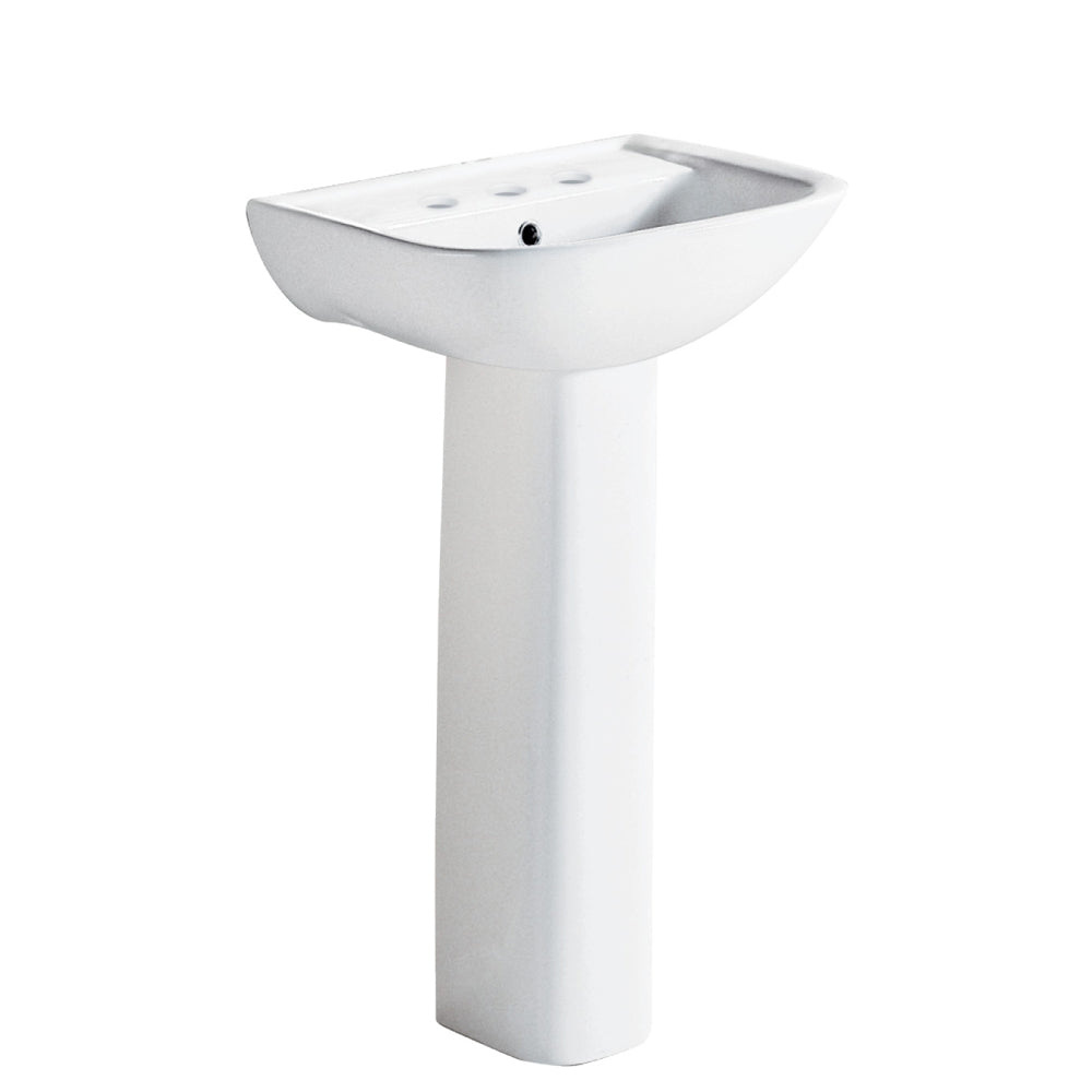 Fienza Lara Pedestal Basin 3TH, Gloss White