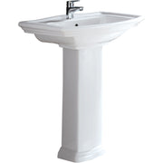 Fienza Washington Pedestal Basin 560 1TH, Gloss White