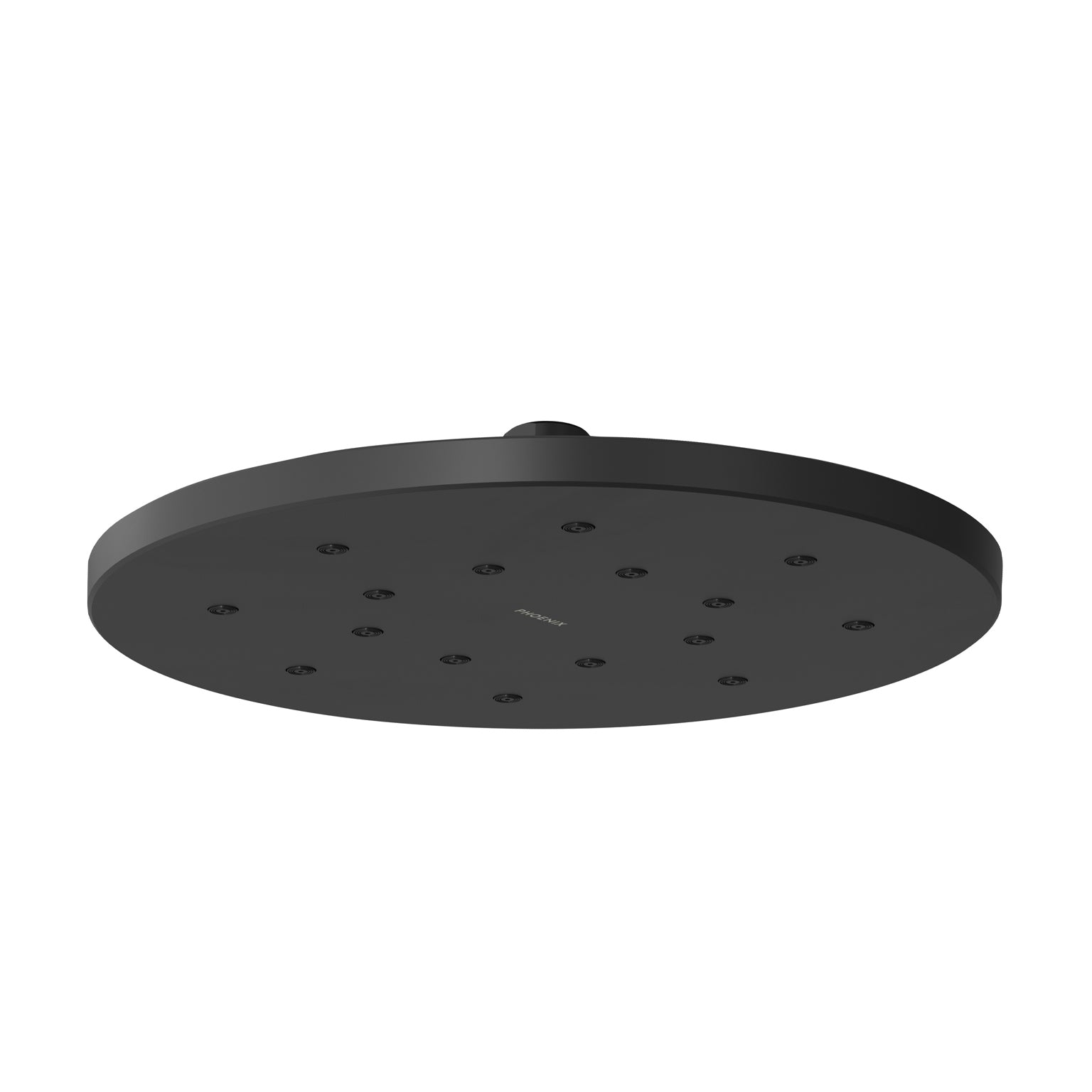 Phoenix LuxeXP Shower Rose 250mm Round, Matte Black