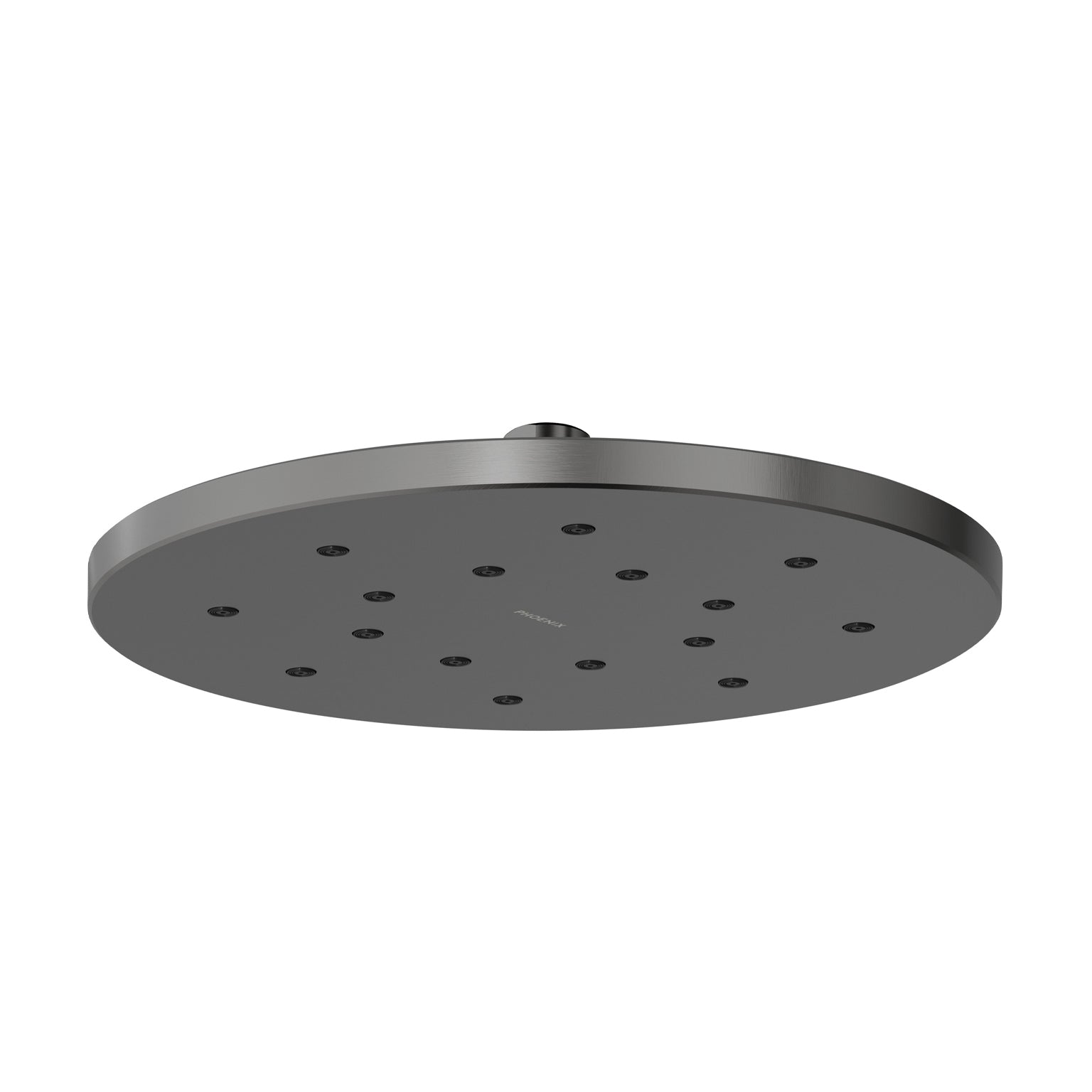 Phoenix LuxeXP Shower Rose 250mm Round, Brushed Carbon