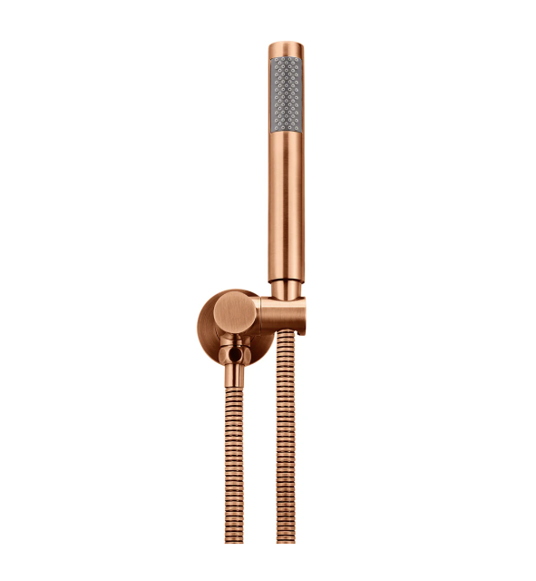 Meir Round Shower on Bracket, Lustre Bronze