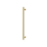 Phoenix Heated Towel Rail Round 600mm, Brushed Gold