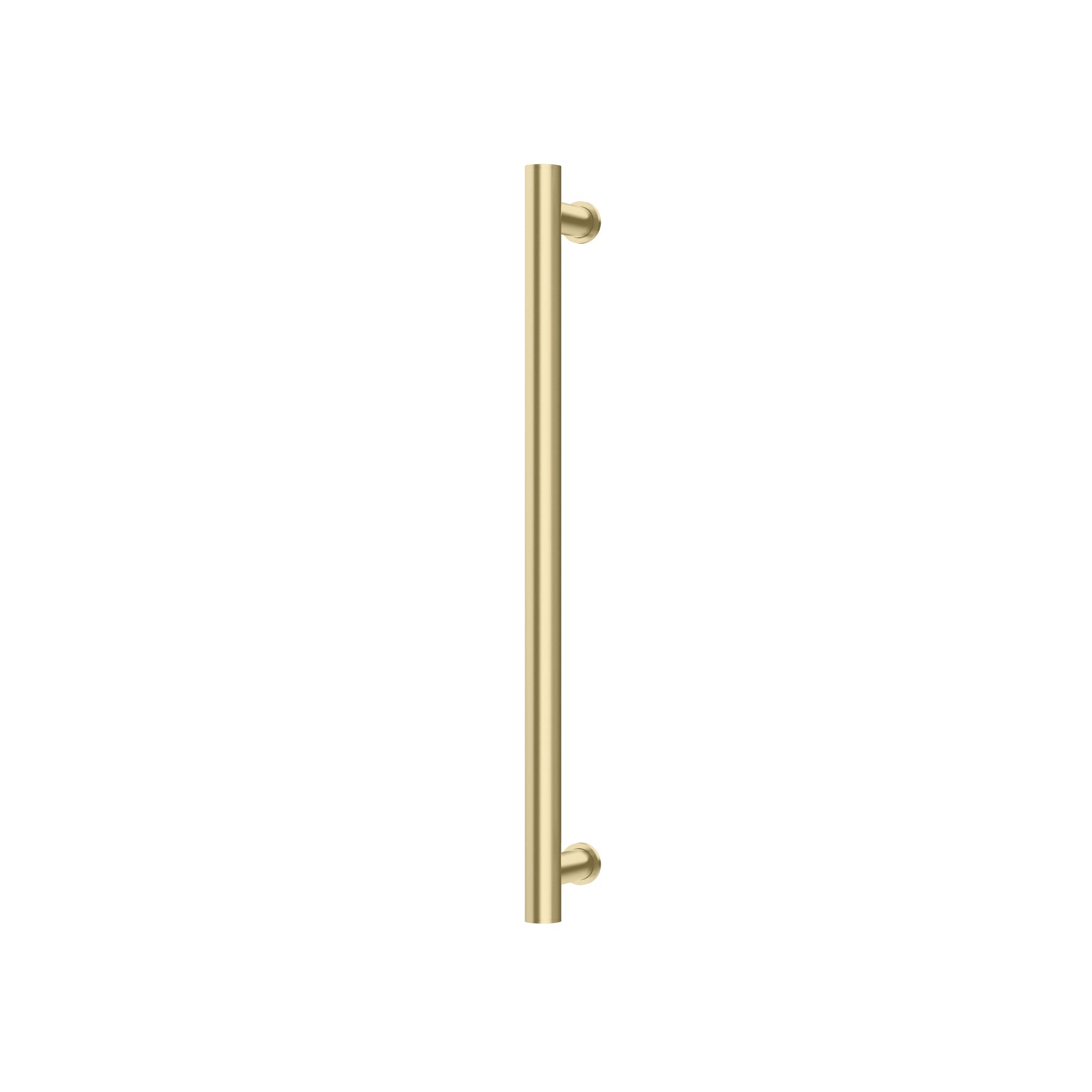 Phoenix Heated Towel Rail Round 600mm, Brushed Carbon
