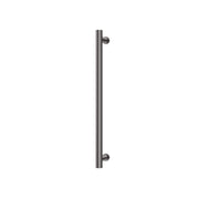 Phoenix Heated Towel Rail Round 600mm, Brushed Carbon