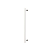 Phoenix Heated Towel Rail Round 600mm, Brushed Nickel