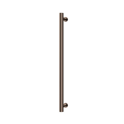 Phoenix Heated Towel Rail Round 800mm, Brushed Bronze