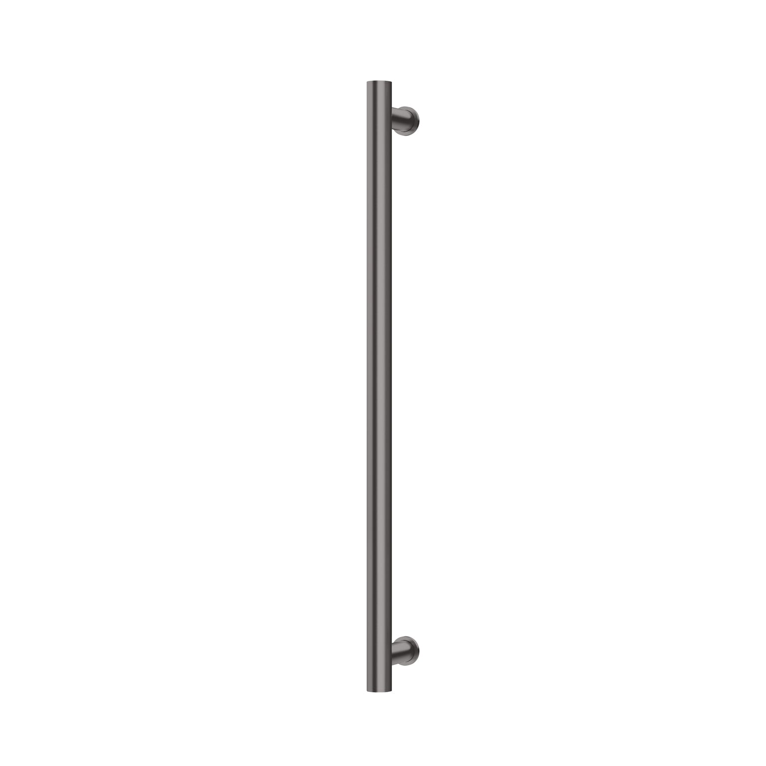 Phoenix Heated Towel Rail Round 800mm, Brushed Carbon