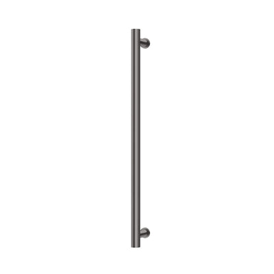 Phoenix Heated Towel Rail Round 800mm, Brushed Carbon