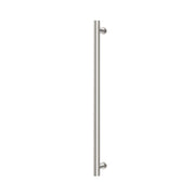 Phoenix Heated Towel Rail Round 800mm, Brushed Nickel