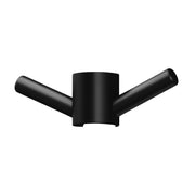 Phoenix Vertical Rail Hook Round, Matte Black