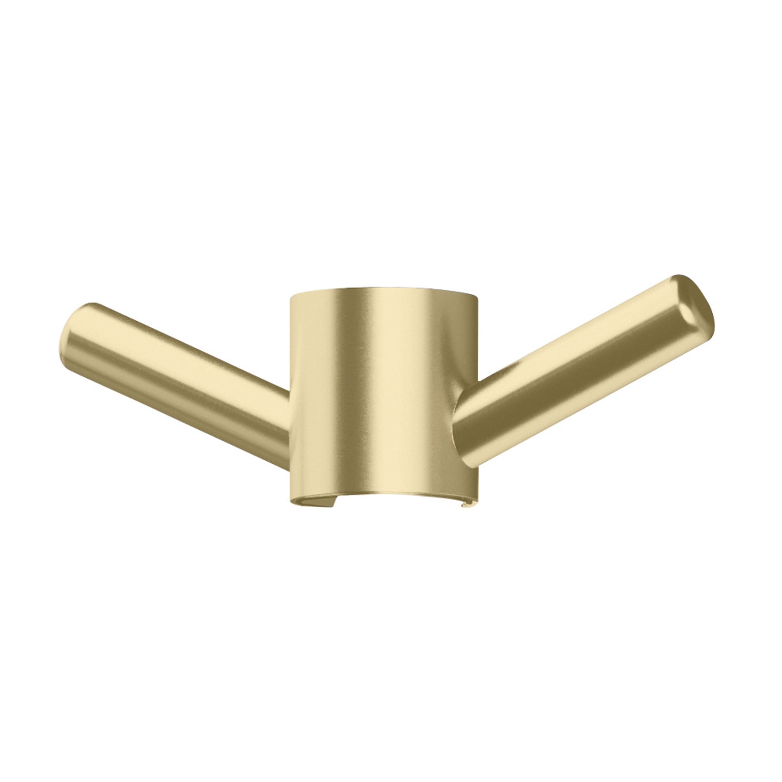 Phoenix Vertical Rail Hook Round, Brushed Gold