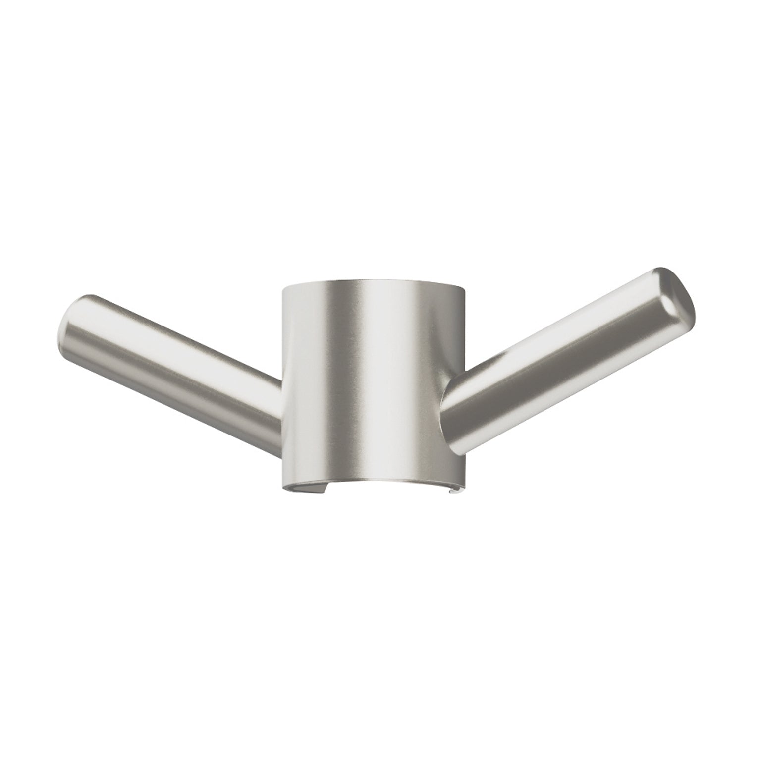 Phoenix Vertical Rail Hook Round, Brushed Nickel