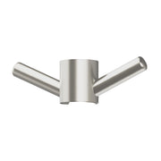 Phoenix Vertical Rail Hook Round, Brushed Nickel
