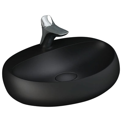 Fienza RAK Cloud Wall Hung Basin 650 1TH No Overflow, Matte Black