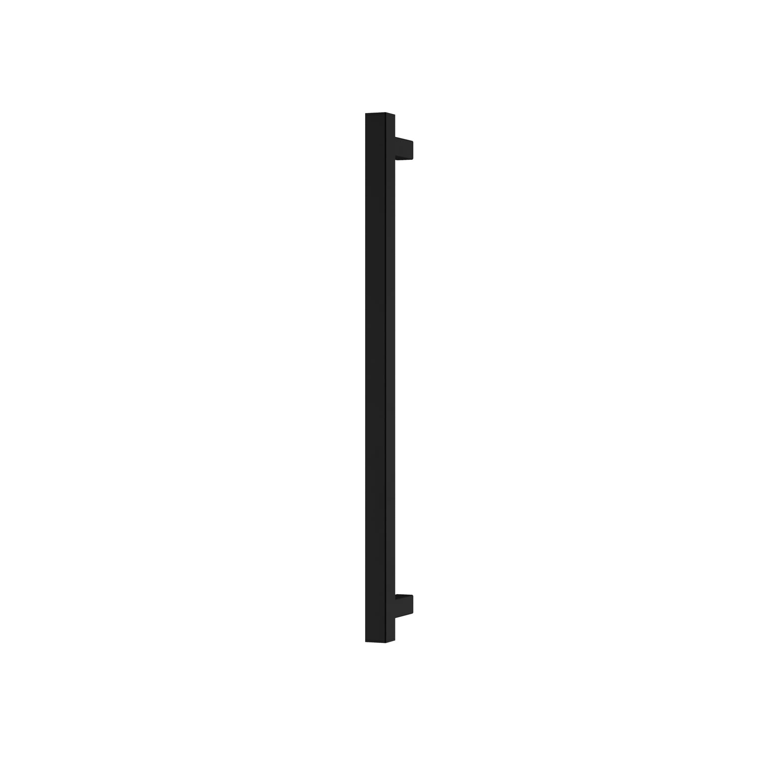 Phoenix Heated Towel Rail Square 600mm, Matte Black