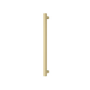Phoenix Heated Towel Rail Square 600mm, Brushed Gold