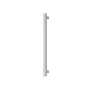Phoenix Heated Towel Rail Square 600mm, Brushed Nickel