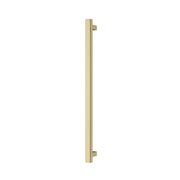 Phoenix Heated Towel Rail Square 800mm, Brushed Gold