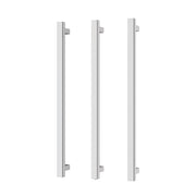 Phoenix Heated Triple Towel Rail Square 800mm, Chrome