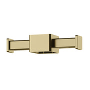 Phoenix Vertical Rail Hook Square, Brushed Gold