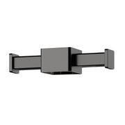 Phoenix Vertical Rail Hook Square, Brushed Carbon