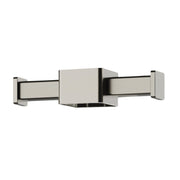 Phoenix Vertical Rail Hook Square, Brushed Nickel
