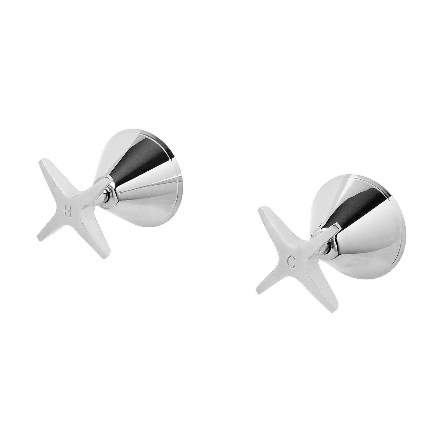 Phoenix Ivy Wall Top Assemblies, Chrome