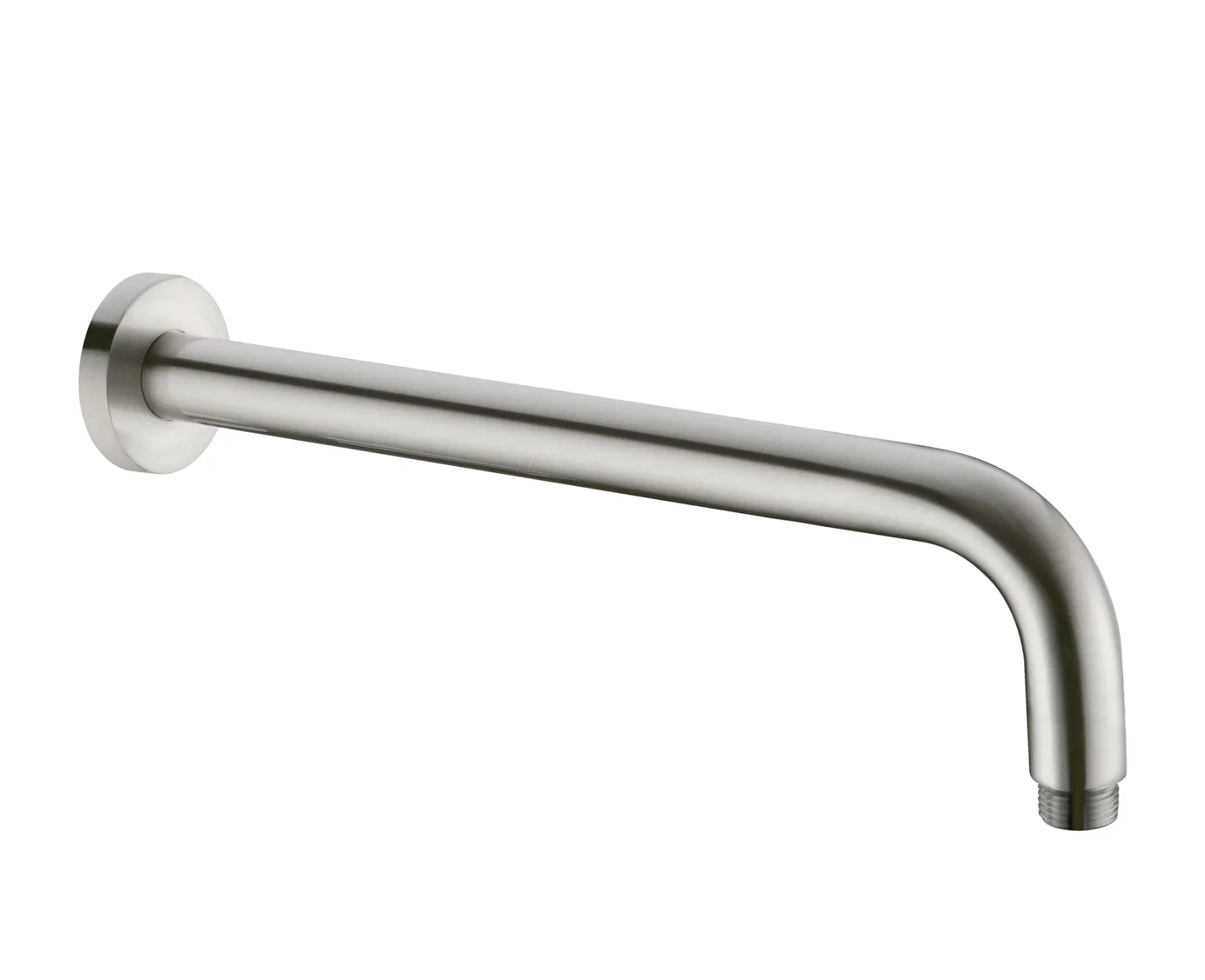 NERO ROUND SHOWER ARM 500MM LENGTH BRUSHED NICKEL