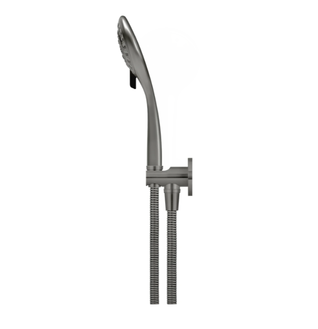 Meir Round Three Function Hand Shower on Fixed Bracket, Shadow