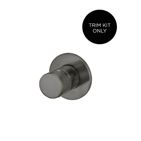 Meir Round Wall Mixer Pinless Handle Finish Kit, Shadow