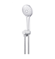 Meir Round Hand Shower on Swivel Bracket, Polished Chrome