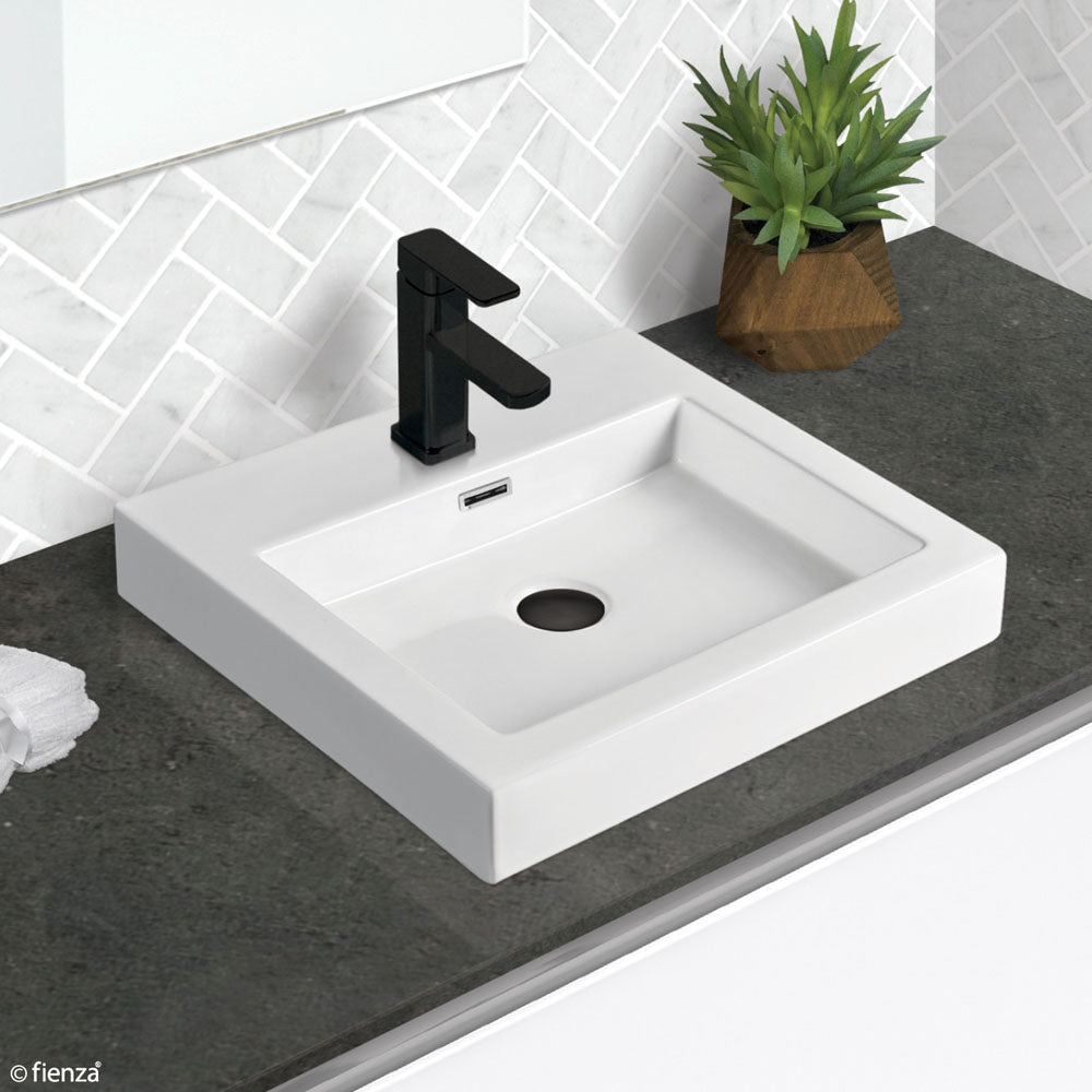 Fienza Como Basin 475 x 435 x 80mm, White