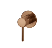 Meir Round Wall Mixer Finish Kit, Lustre Bronze