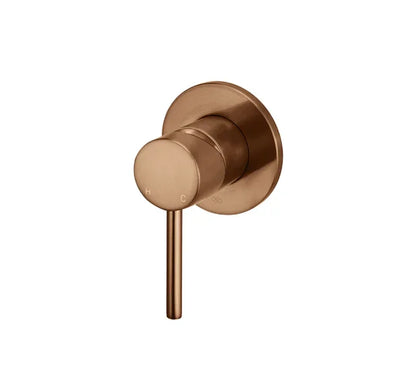 Meir Round Wall Mixer Finish Kit, Lustre Bronze