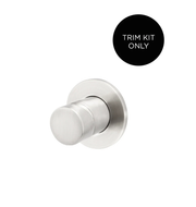 Meir Round Wall Mixer Pinless Handle Finish Kit, Brushed Nickel