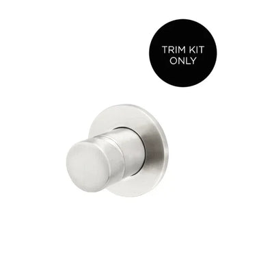 Meir Round Wall Mixer Pinless Handle Finish Kit, Brushed Nickel