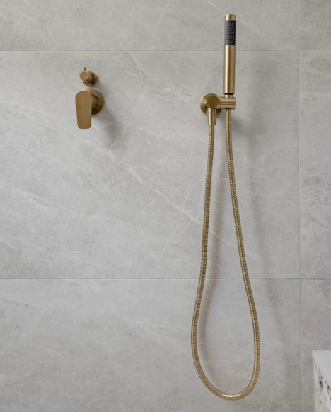 Meir Round Diverter Mixer Paddle Handle Finish Kit, Tiger Bronze