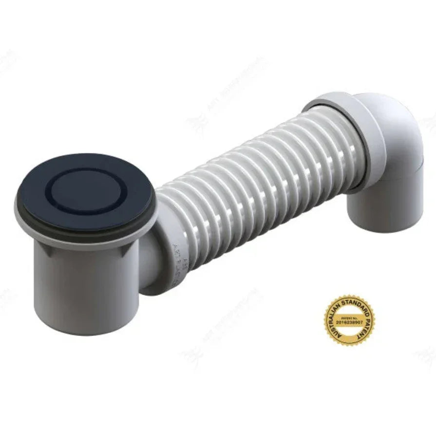 Art Aus 40mm Bath Bend Pop Down® w/ Connector, Matt Black (21831.25)