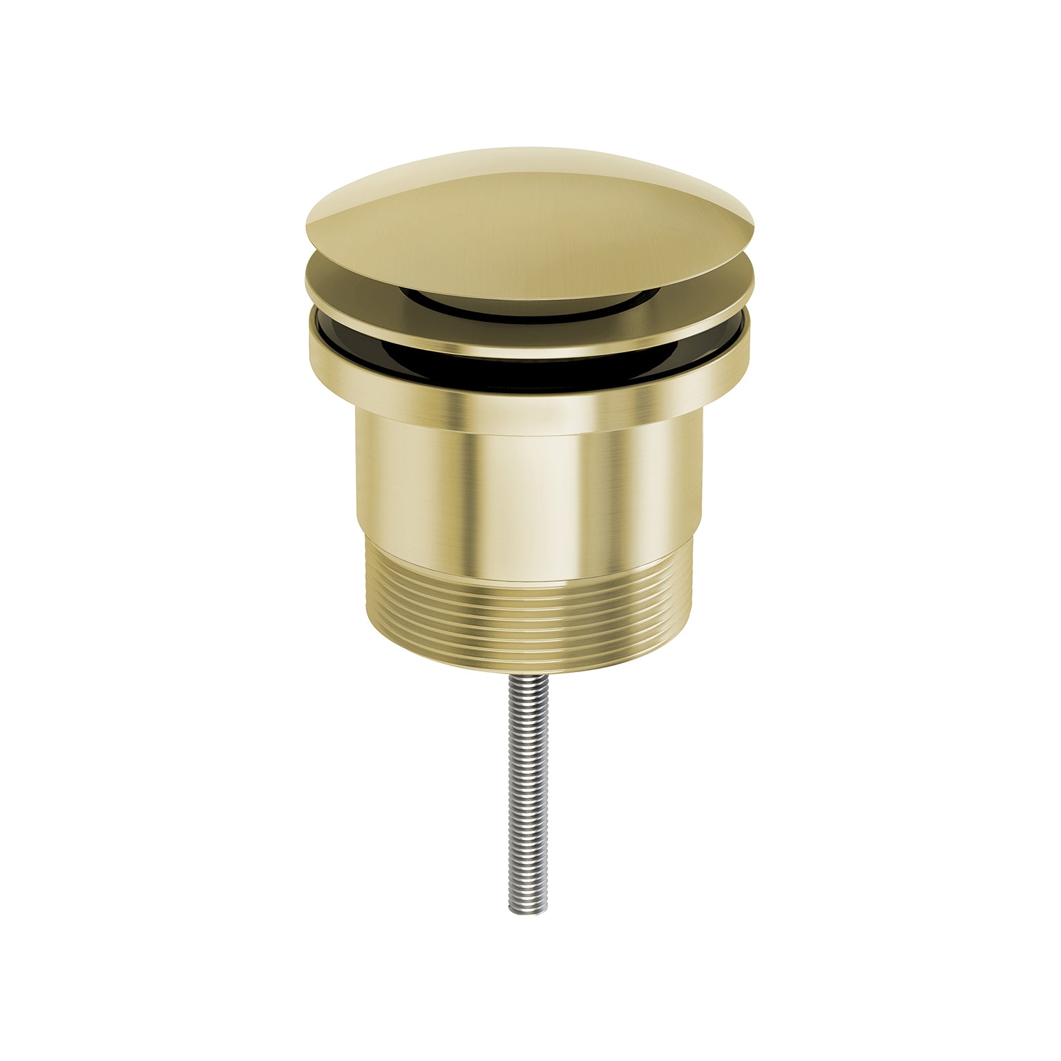 Phoenix 40mm Dome Pop Up Universal Waste, Brushed Carbon