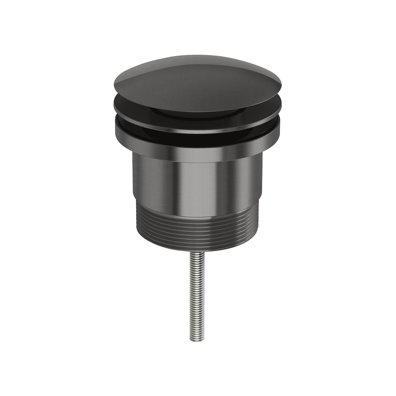 Phoenix 40mm Dome Pop Up Universal Waste, Brushed Carbon