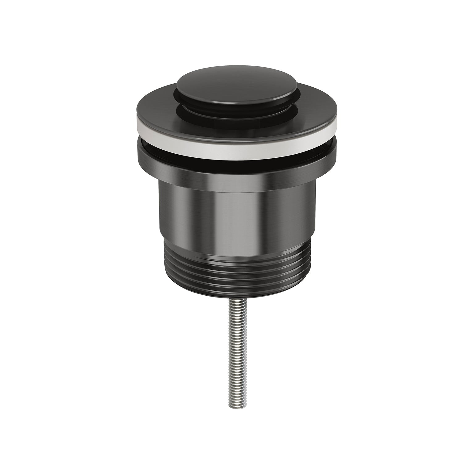 Phoenix 40mm Flat Pop Up Universal Waste, Brushed Carbon