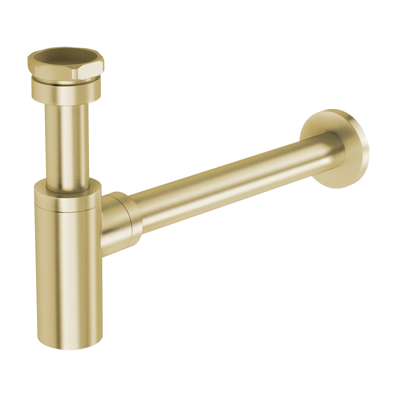 Phoenix 40mm Bottle Trap, Brushed Gold