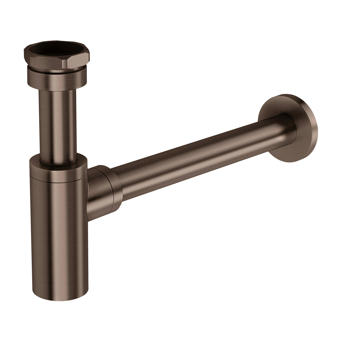 Phoenix 40mm Bottle Trap, Brushed Bronze
