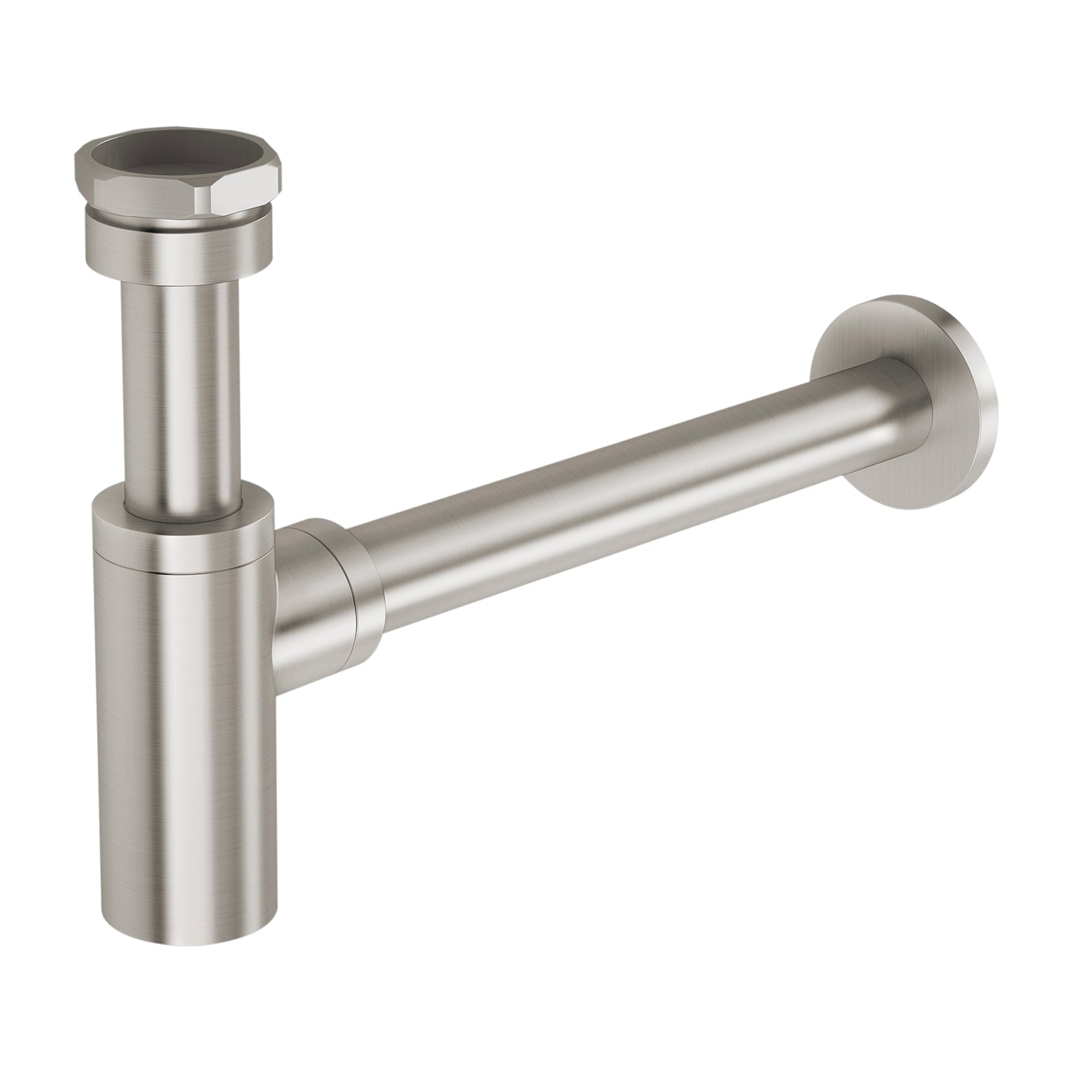 Phoenix 40mm Bottle Trap, Brushed Nickel