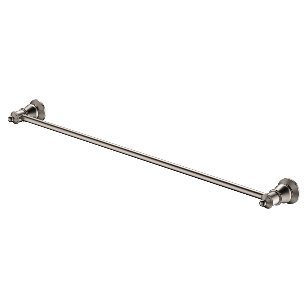 Fienza Lillian 800mm Adjustable Single Towel Rail, Brushed Nickel