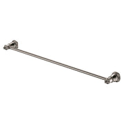 Fienza Lillian 800mm Adjustable Single Towel Rail, Brushed Nickel
