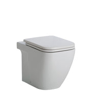 Fienza Caroline Toilet Pan & Seat Only P-Trap, Gloss White
