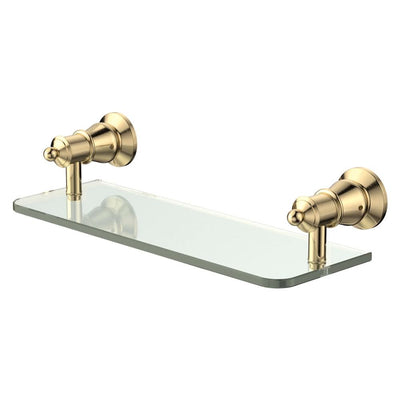 Fienza Lillian Glass Shelf, Urban Brass