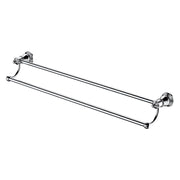 Fienza Lillian Double Towel Rail 800mm Adjustable Cut to Length, Chrome